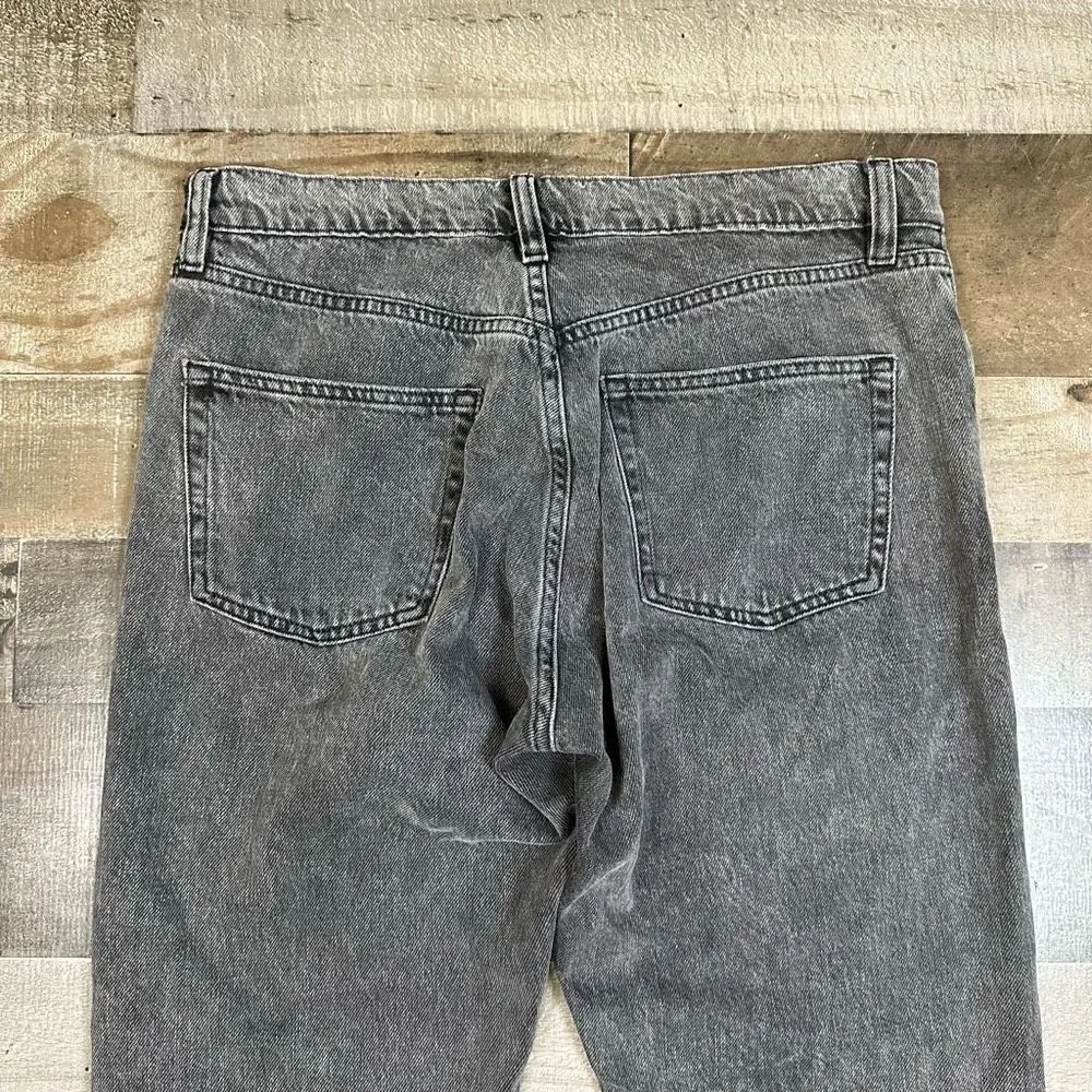 Frame Women’s Size 28 Le Slouch Pure Carpenter Jeans Black Dark Wash Low Rise - Picture 7 of 10